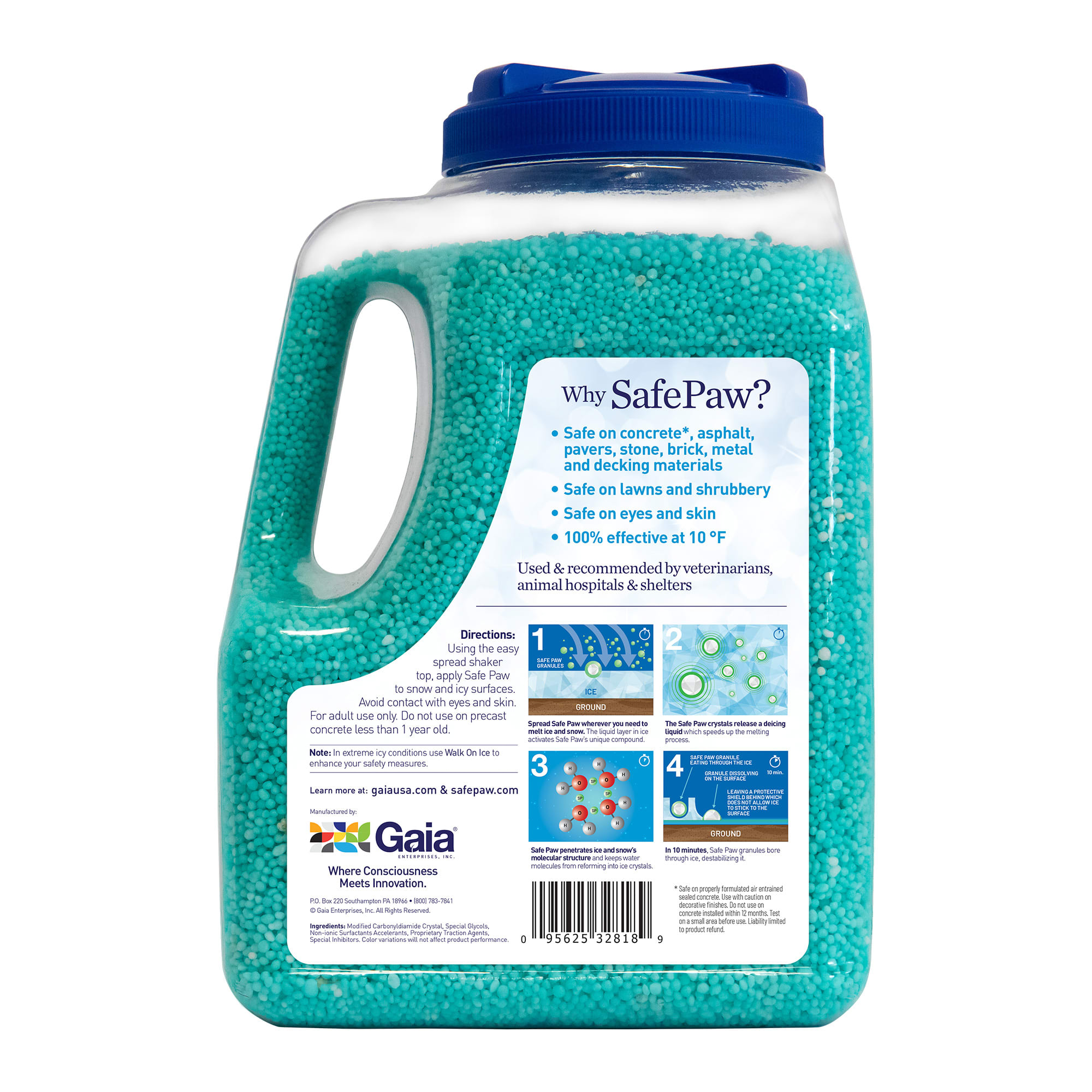 Safe Paw Salt Free Ice Melter for Dogs