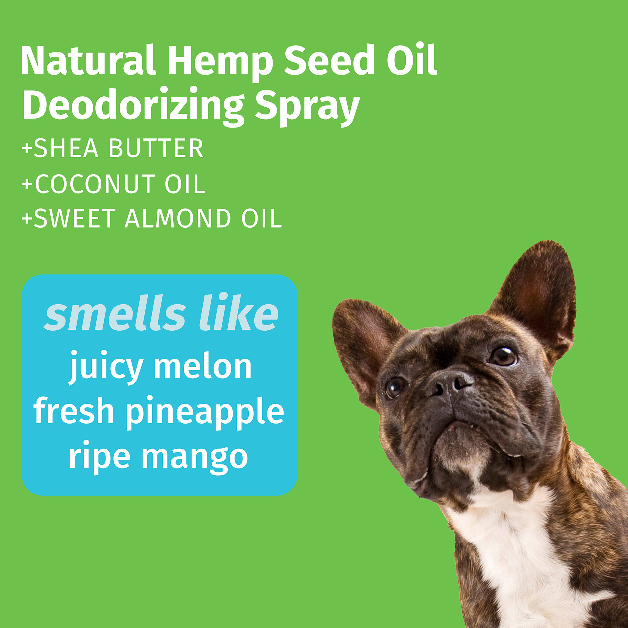HEMPZ Sweet Pineapple & Honey Melon Herbal Deodorizing Spray for Dogs, 8.5 fl. oz.