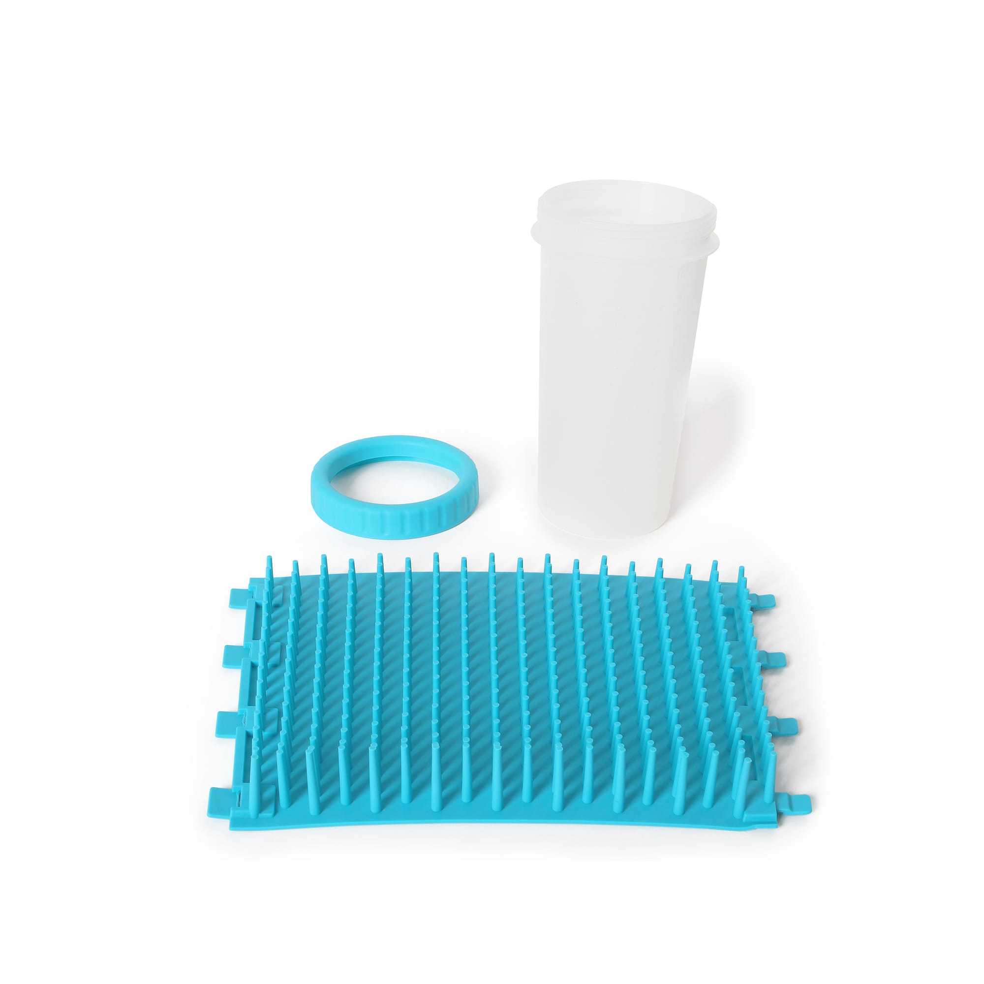 Dexas MudBuster Portable Blue Dog Paw Cleaner, Large