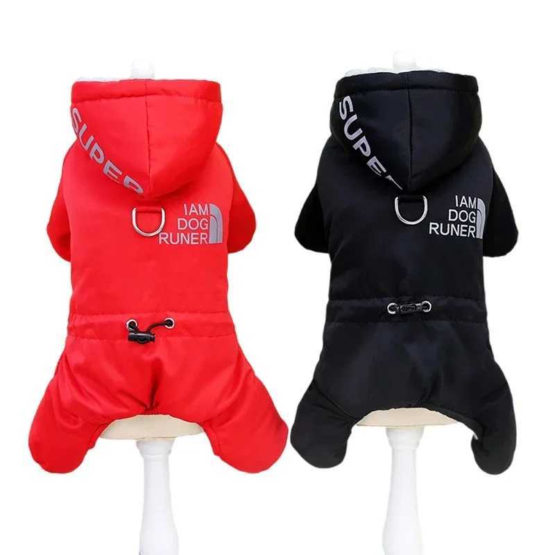 Winter Waterproof Dog Coat Warm Pet Jacket Puppy Reflective Hoodies for Small Medium Dogs Cats Clothes French Bulldog CostumesXJ241125