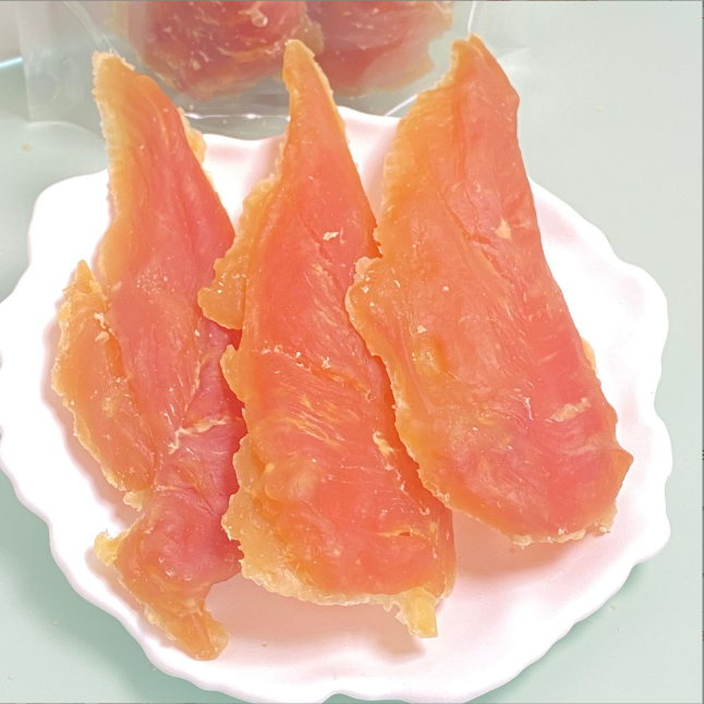 odm 2024 Europe and the United States best-selling pet teeth chewing snacks dog chicken breast jerky food