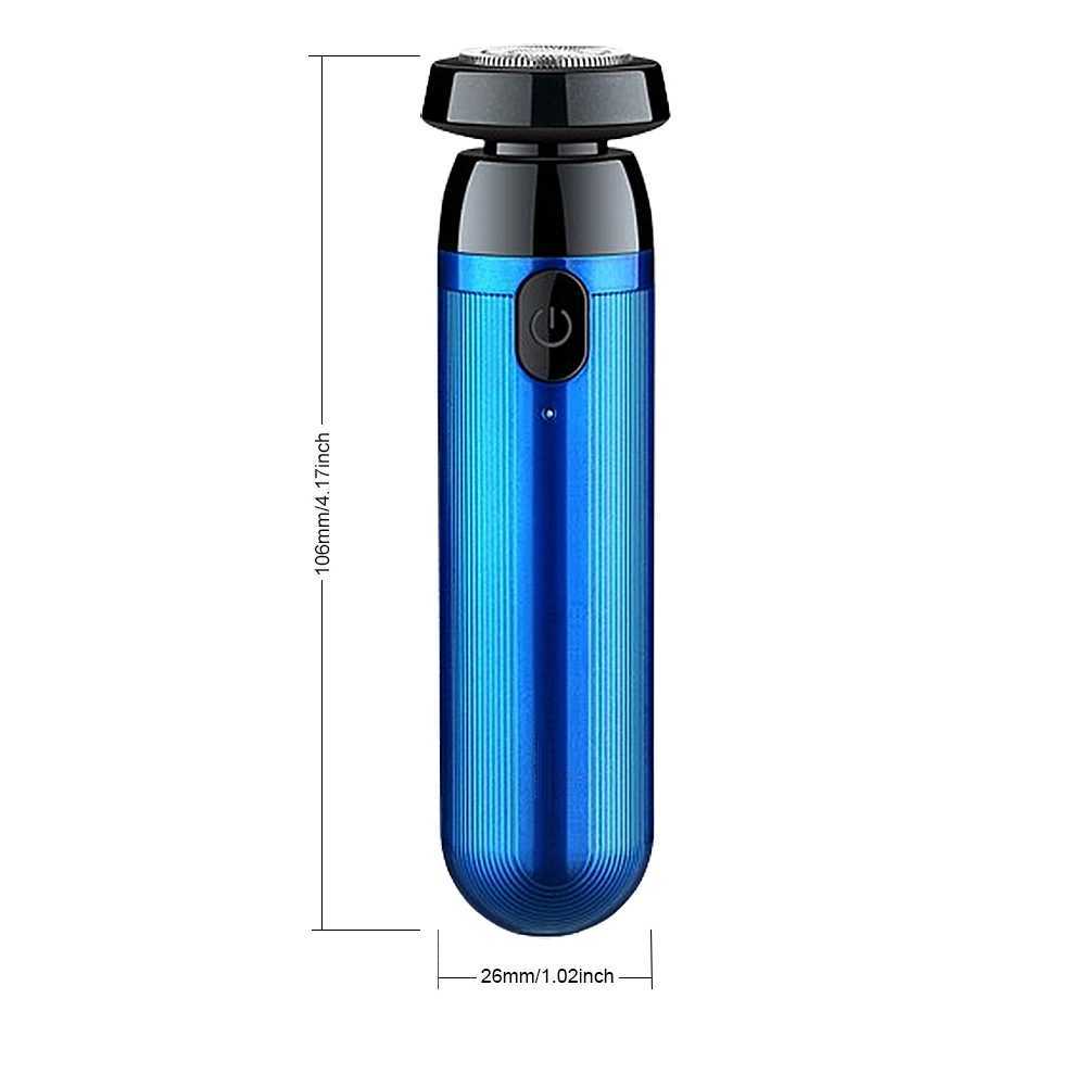 Charging Beard Trimmer Barber Supplies Cordless Electric Beard Trimmer Quick Charge Pocket Size for Bald Men for Home Car TravelXJ241207