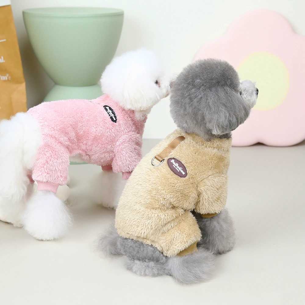 Pet Four-Legged Fleece Soft Jumpsuit Pet Puppy Kitten Winter Warm Coats for Small Medium Dogs Cats acket Clothing ChihuahuaXJ241125