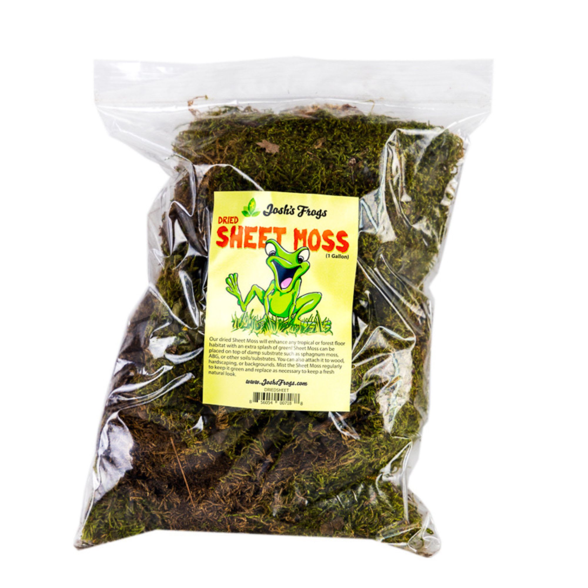 Josh's Frogs Dried Sheet Moss, 1 Gallon