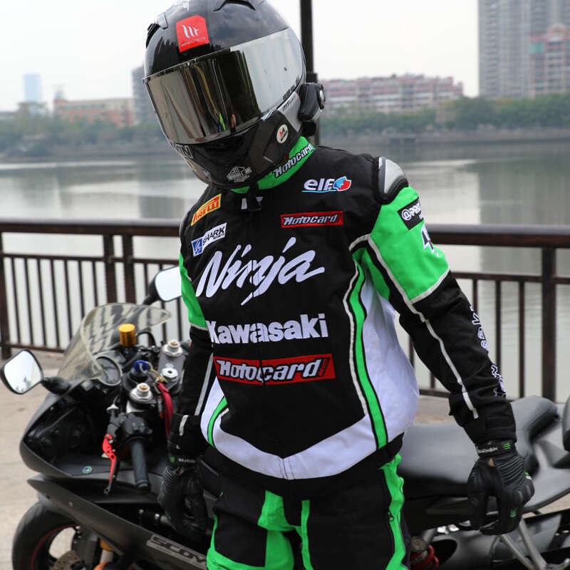 Brand New Kawasaki Cycg Windproof Jacket, Anti Drop Waterproof Motorcycle Riding Suit