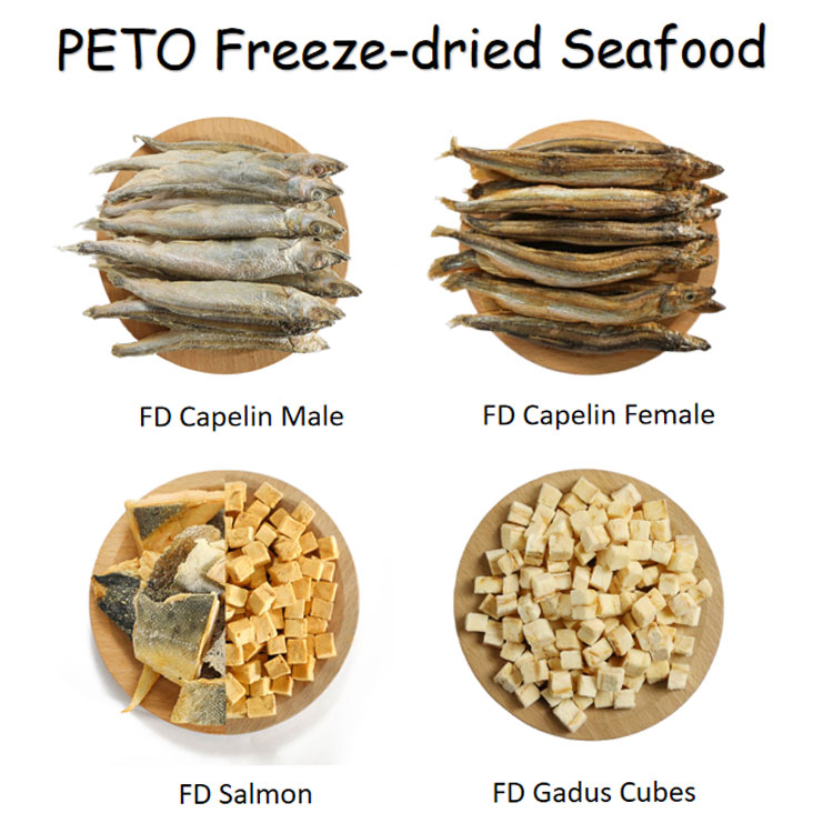 The best and choicest Peto Pet Food Dry Salmon OEM Cat Pet Food Freeze Dried Organic Treats Snacks for Dog