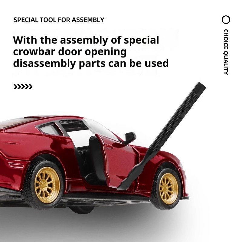 CCA 1:42 alloy classic Ford Mustang GT Race Sports Car Modification DIY Car Model Metal Model Children's toy gifts