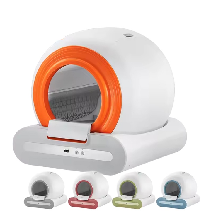 2024 New 65L Tonepie Q-clean OEM Automatic Self-Cleaning Cat Litter Box APP Control Detachable Smart Cat Toilet Cat Products