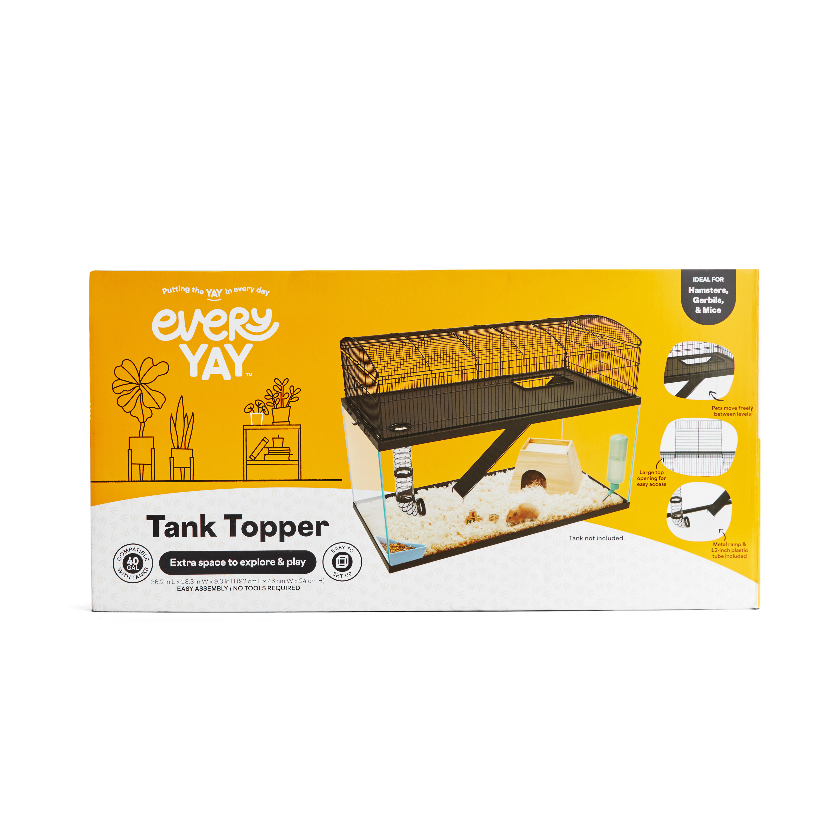 EveryYay Small Animal Tank Topper 40 Gallon