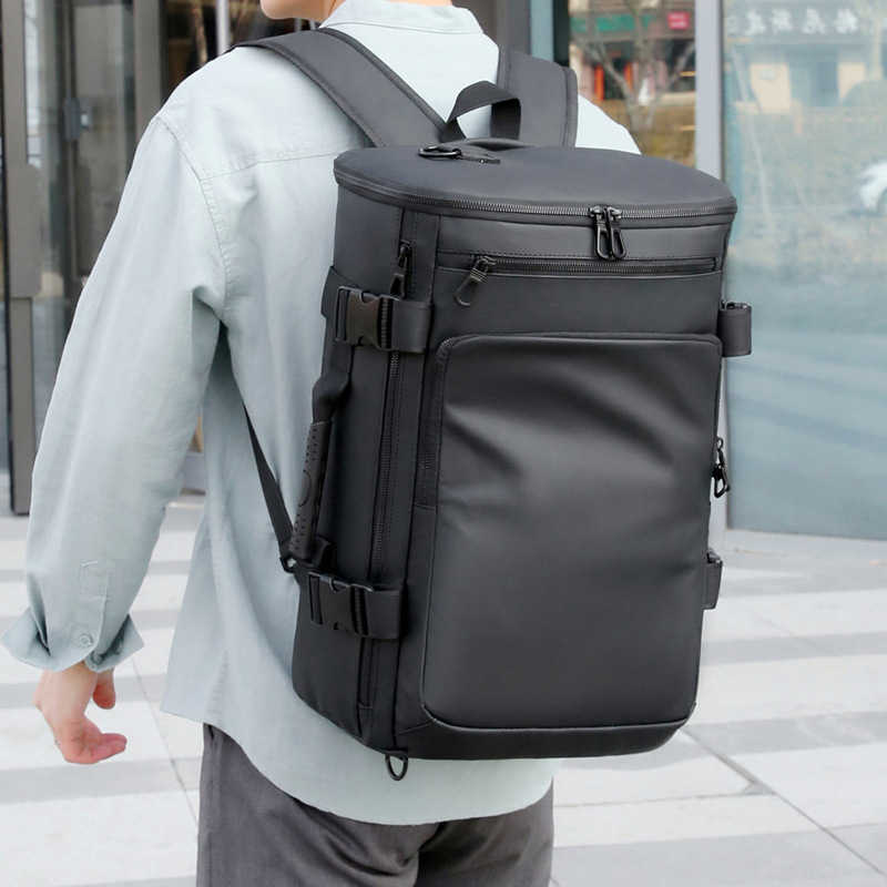 Work commuting business backpack, men's high-end sense, large capacity multifunctional business travel backpack, computer bag 241125