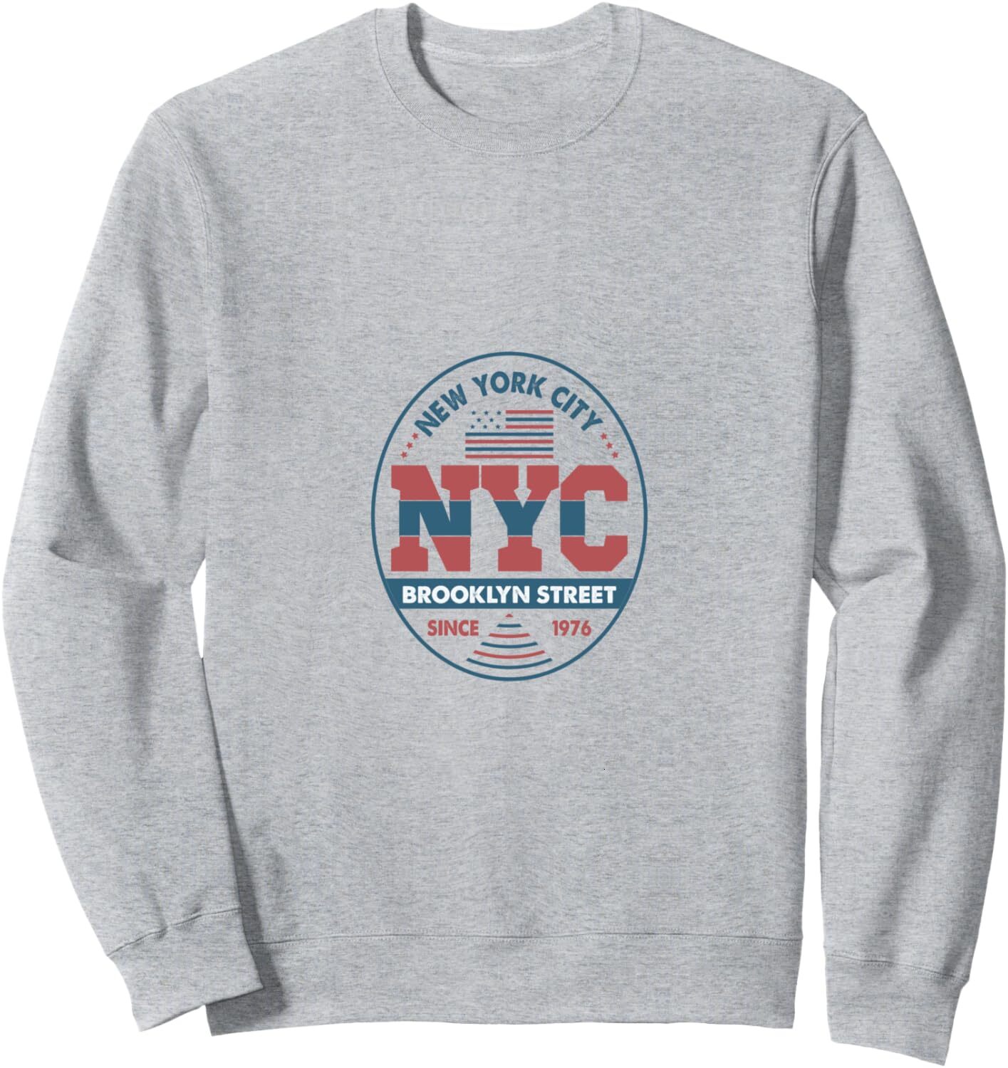 Long Sleeve Shirts for Men sweatshirt New York Brooklyn Style Minimalist Design Tee Sweatshirt Streetwear Casual tops clothes cool color