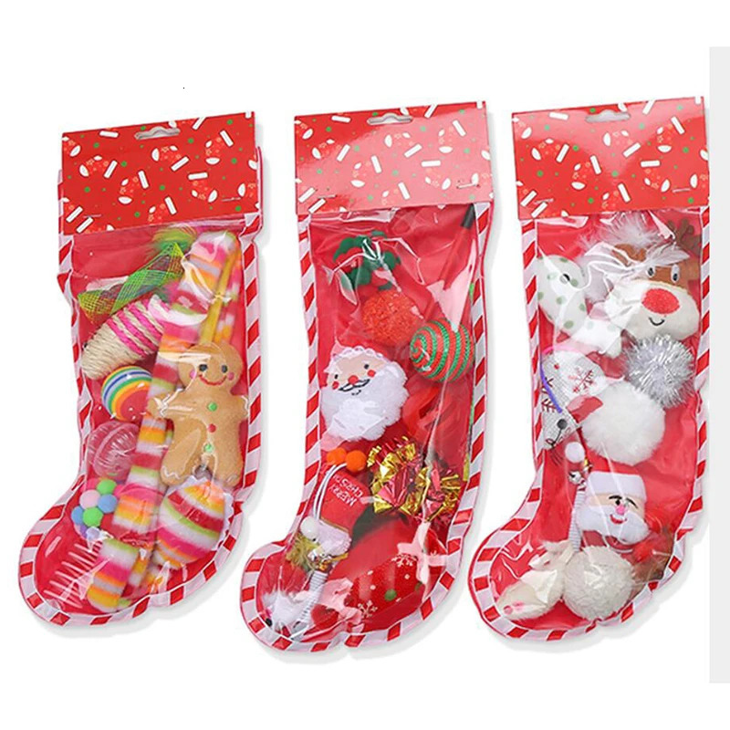Christmas Pet Toys Christmas Cat Cute Funny Toy Sets Pet Christmas Gift Pet Simple Toys 2024 241125