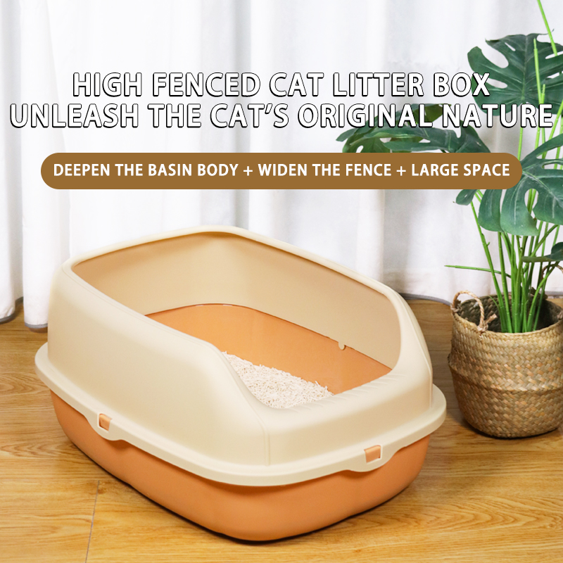 Hot Selling High Quality PP Plastic Automatic Cat Toilet Durable and Convenient Smart Pet Litter Box Accessory