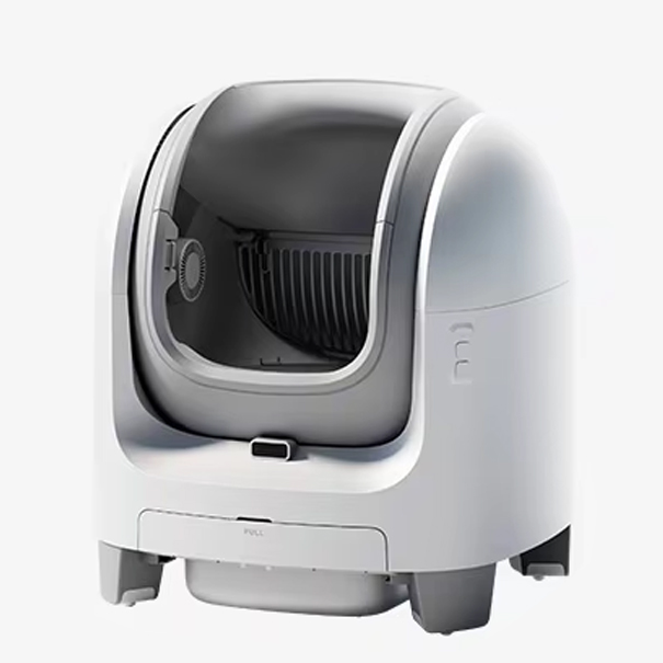 Automatic Open-Top Cat Litter Box Self Cleaning with APP Control Weight Monitoring Odor-free Smart Cat Toilet for Cat up to 10kg