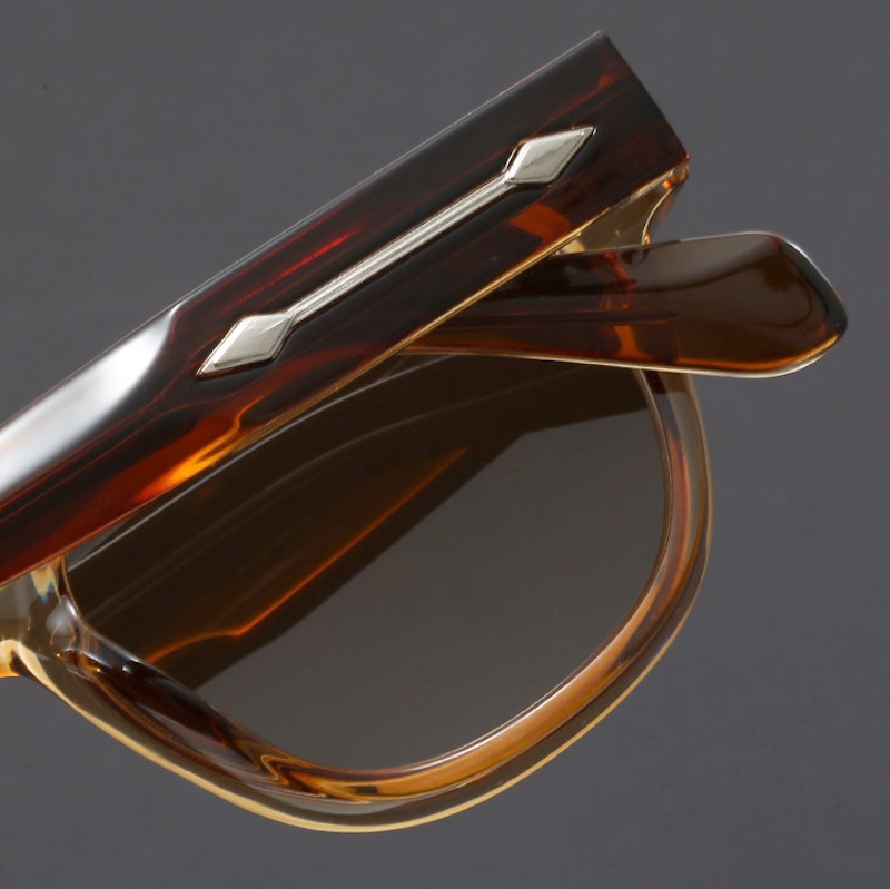 Steampunk Cat Eye Sunglasses Women Oversized Thick Glasses Vintage Goggles Gothic Y2K Futuristic Cool INS Niche Circular High-end Sturdy Metal inlay S