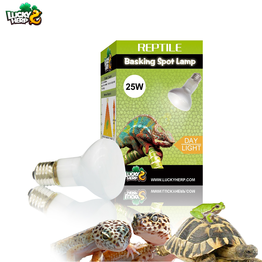 Lucky herp Factory price 25w 50w 75w 100w basking bulb heating lamp for reptile with CE ROHS