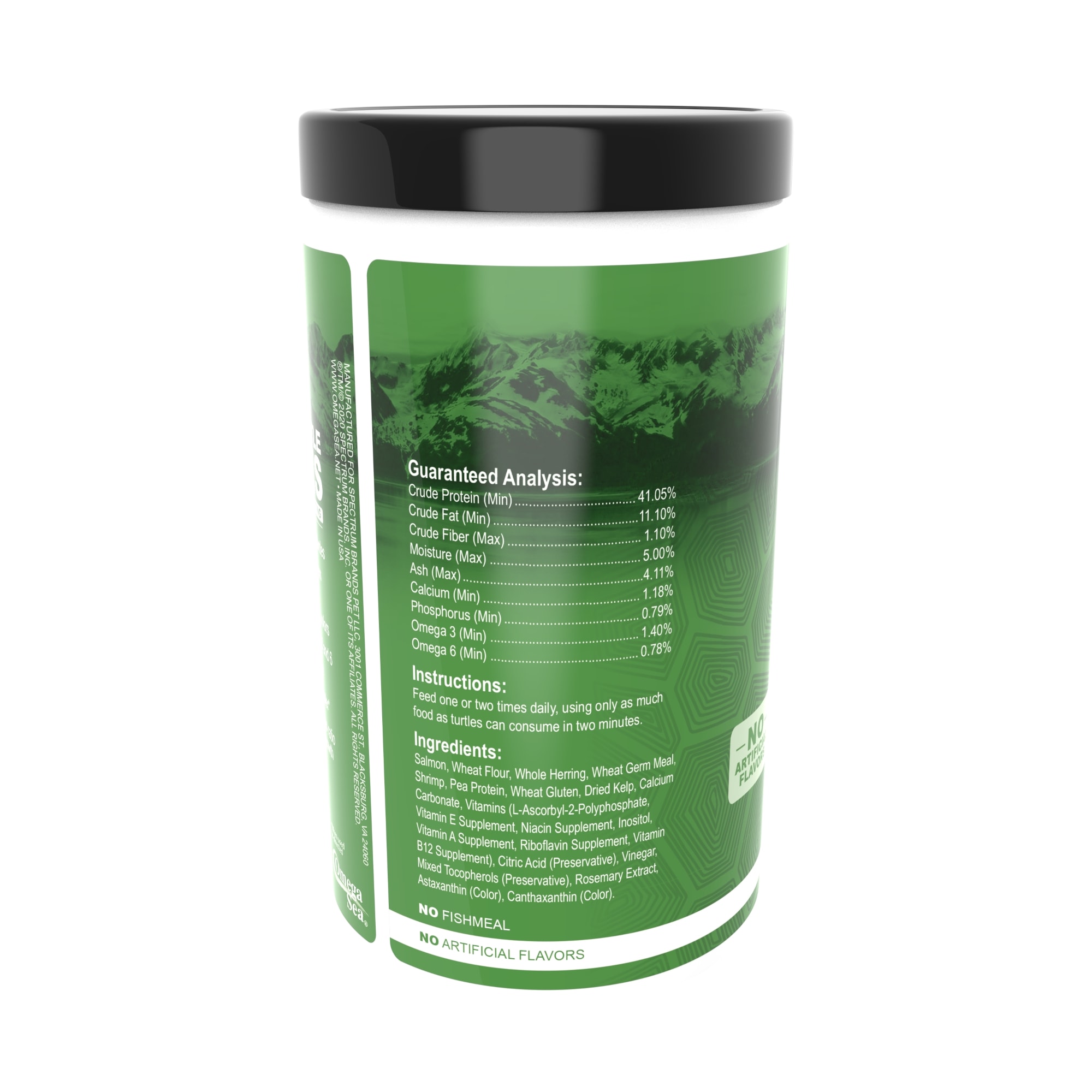 Omega One Natural Protein Formula Adult Turtle Sticks, 12.5 oz.