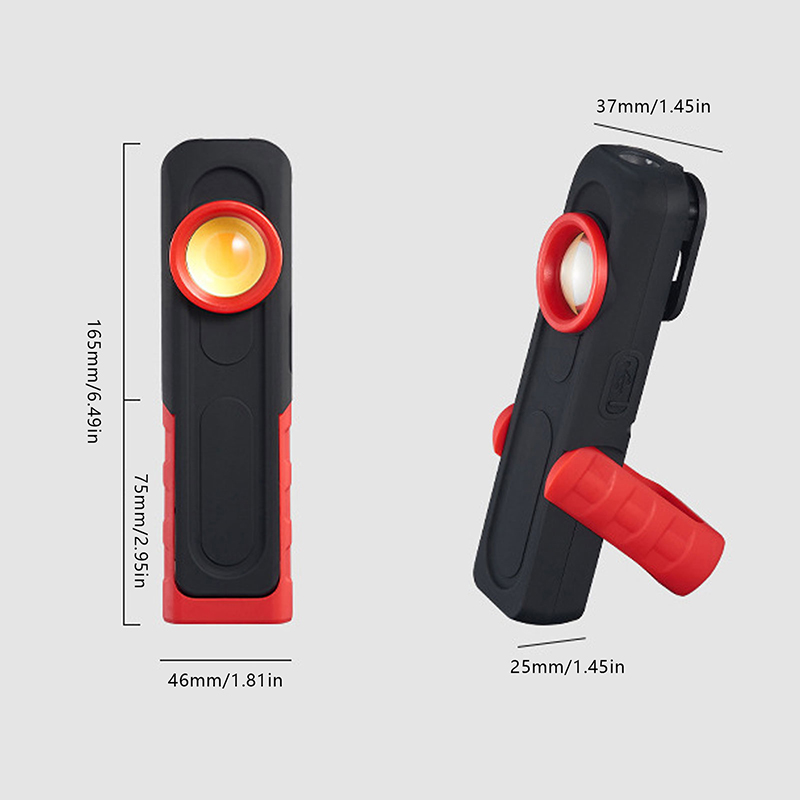 Auto Repair Working Light LED Flashlight Car Detailing Tools Car Paint Lamp Scan Swirl Magnetic Grip Multifunction Torch