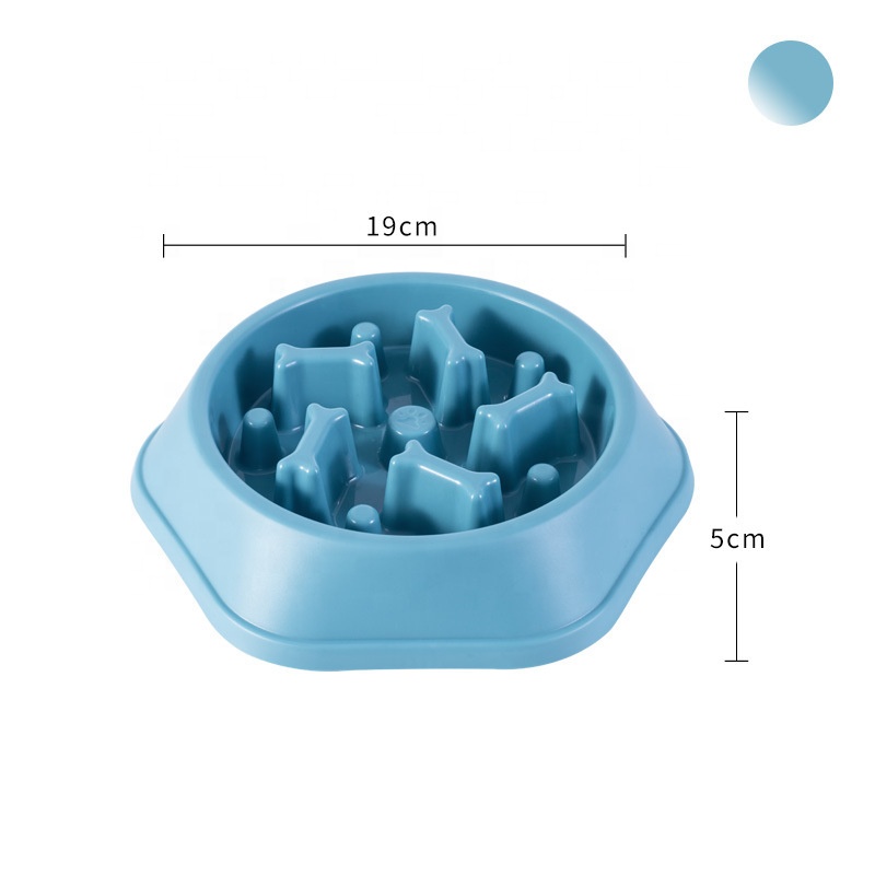 2023 New Product Solid Slow Feeder Dog Bowls Anti-Slip Pet Feeder for Small Cats and Birds