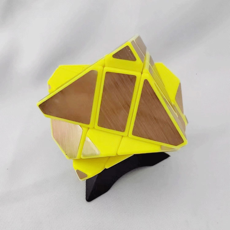 Magic Cubes Lefun FangCun Ghost 6cm Cube Magico 3x3 Strange-shape Cube Magic Puzzle Hollow Sticker SpeedCube Educational Toys Ghost Cube 231019