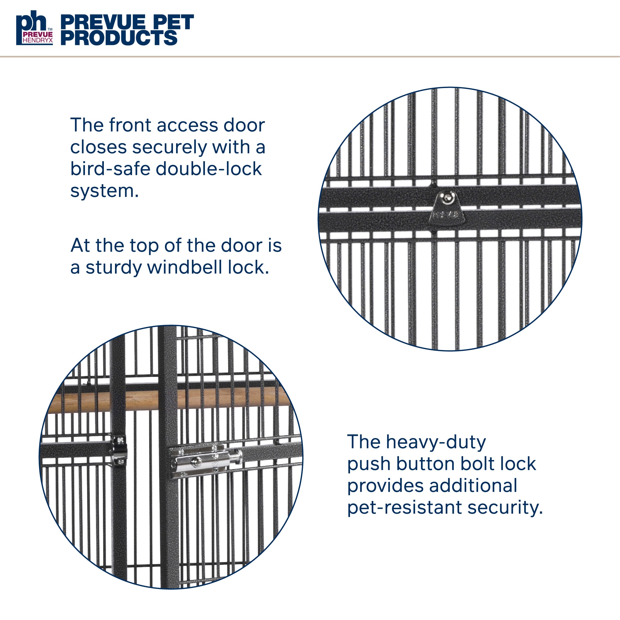 Prevue Pet Products Signature Select Series Wrought Iron Bird Cage in Black