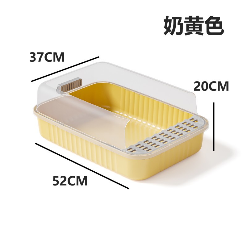 New design Litter Box Cat Toilet Litter Box Cleaning Cat Toilet Extra large Cat Toilet Plastic Training Kit Litter Box