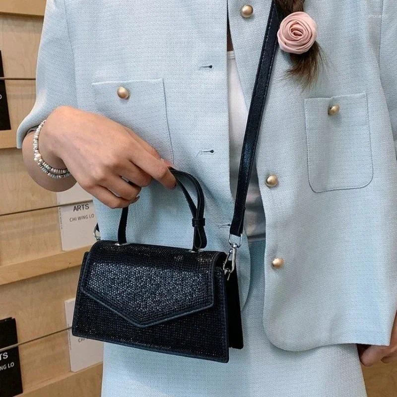 2025 NEW 2025 NEW Totes High Appearance Solid Color PU Quality Shoulder Bag Buckle Versatile Fashion Handbag Soft Simple Crossbody zhanyishengli