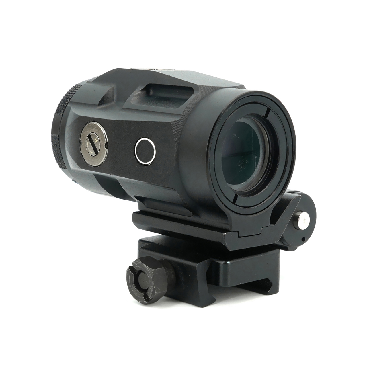 Airsoft JULIET3 3X MAGNIFIER Sight Push Button Mount with Spacers For Air Arms Rifle Fit for Picatinny Weaver Rail