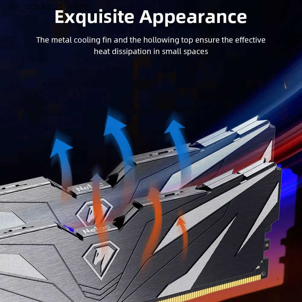 RAMs Netac Memoria Ram DDR4 3600MHz 3200MHz 2666MHz 8gb 16gb DDR5 4800MHz Heat Spreader Dual Channel 288Pin UDIMM Desktop Memory L240910