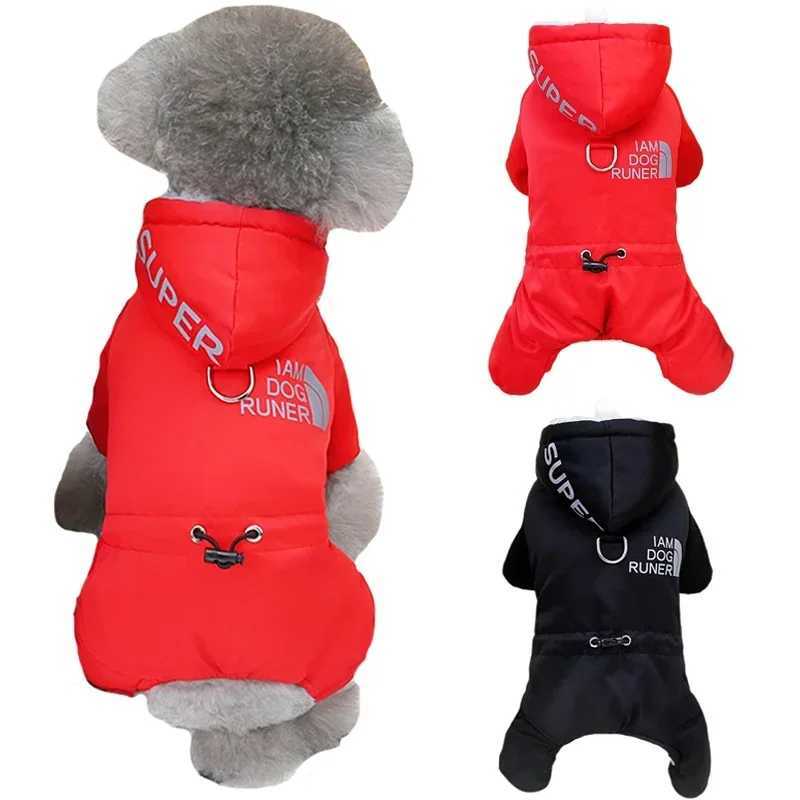 Winter Waterproof Dog Coat Warm Pet Jacket Puppy Reflective Hoodies for Small Medium Dogs Cats Clothes French Bulldog CostumesXJ241125