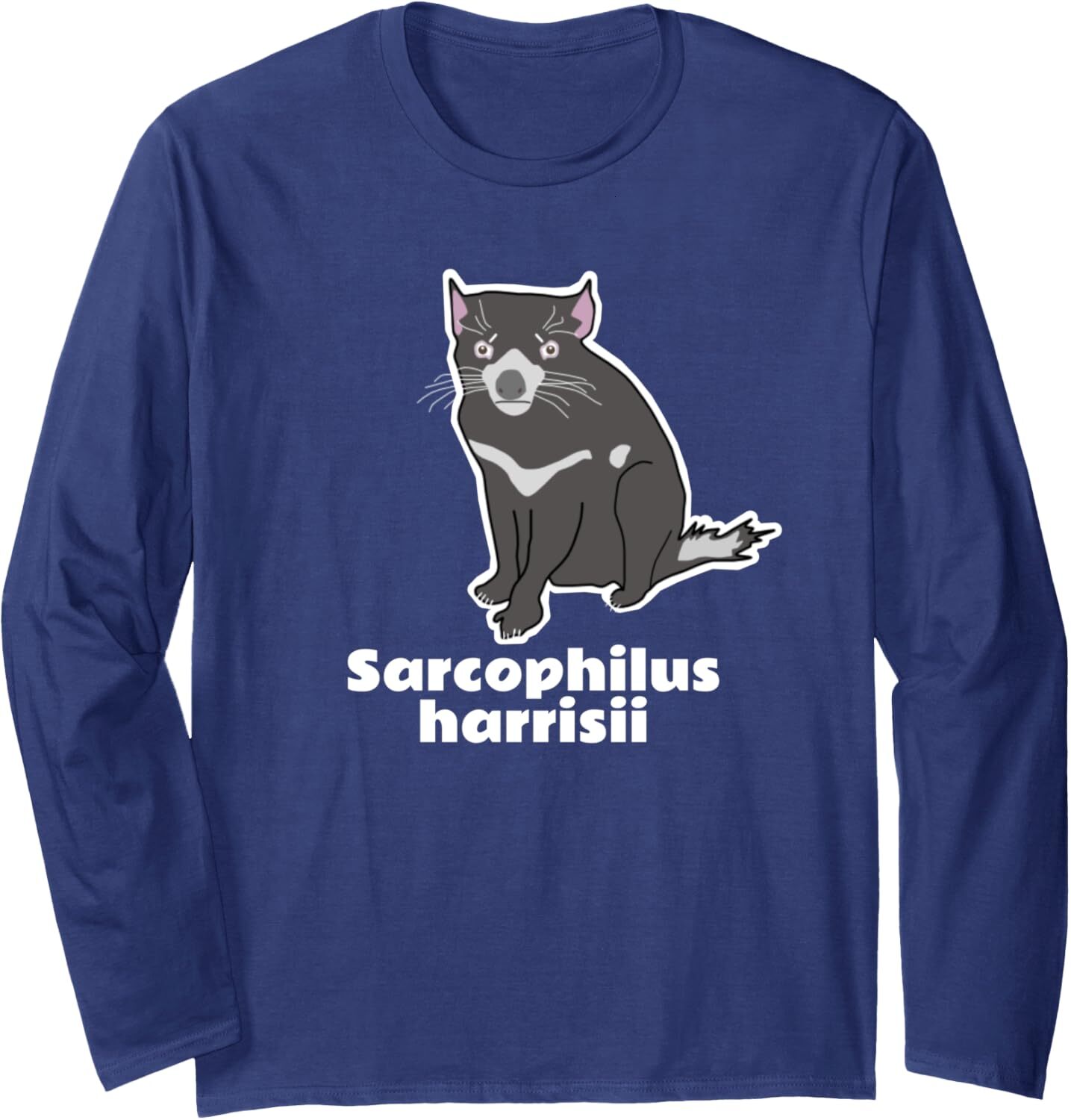 Long Sleeve Shirts for Men sweatshirt Tasmanian Devil Scientific Name Long Sleeve Streetwear Casual tops clothes Fashion Trends