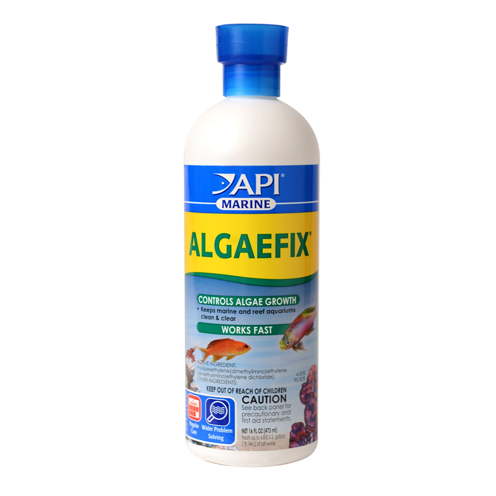API AlgaeFix Marine Aquarium Algaecide, 16 oz.