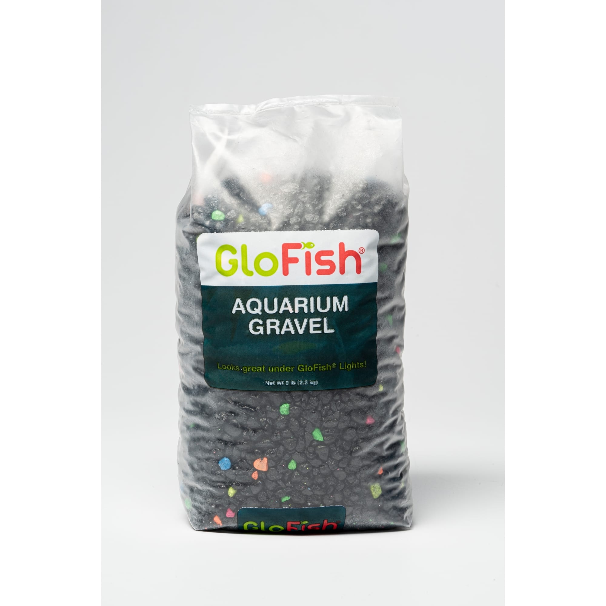 GloFish Black Multi-Color Lagoon Aquarium Gravel, 5 lbs.