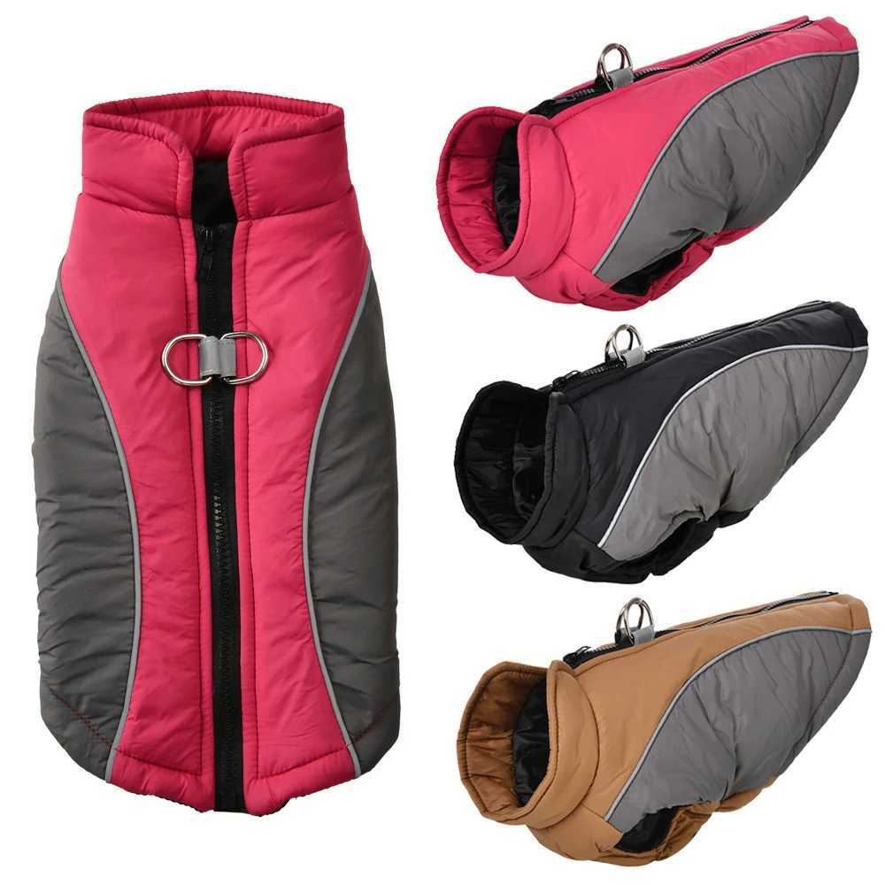 Winter Dog Clothes For Small Medium Dogs Soft Reflective Puppy Jacket Coat Cat Vest With Zipper Outdoor Windproof Pet OutfitsXJ241125