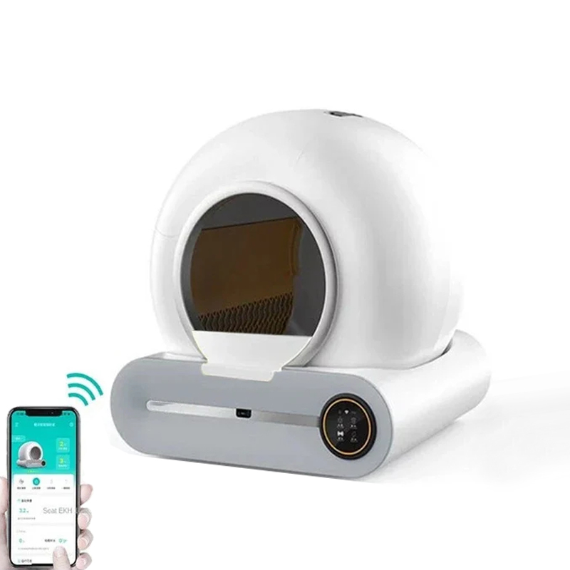 Ti Pro Smart Automatic Cat Litter Box Self-Cleaning Electric Pet Toilet with App Plastic Cat Products