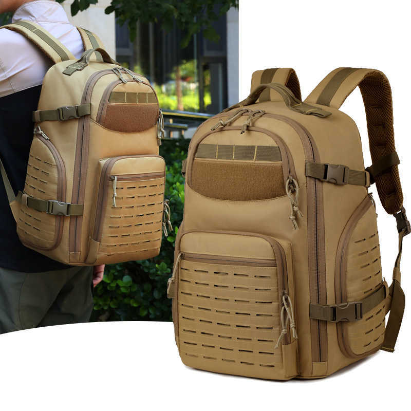 New Outdoor Large Capacity Tactical Backpack Multi functional Backpack Hiking, Camping, Leisure Bag Computer Bag 241125