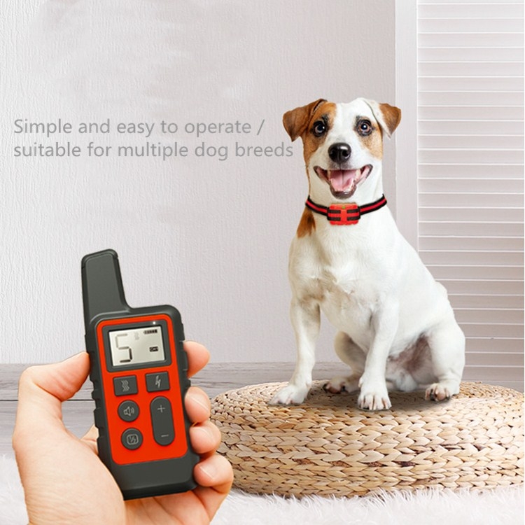 High Click 500m Dog Training Bark Stopper Remote Control Electric Shock Waterproof Electronic Collar dog bark deterrent devices