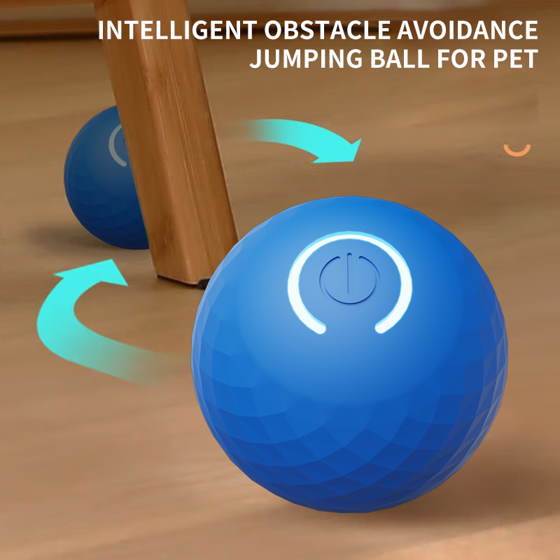 Smart Automatic Indoor Playing Toy Kittens Self-Moving Electric Cat Ball Toy Sustainable Plastic Dog Training Pet Interactive