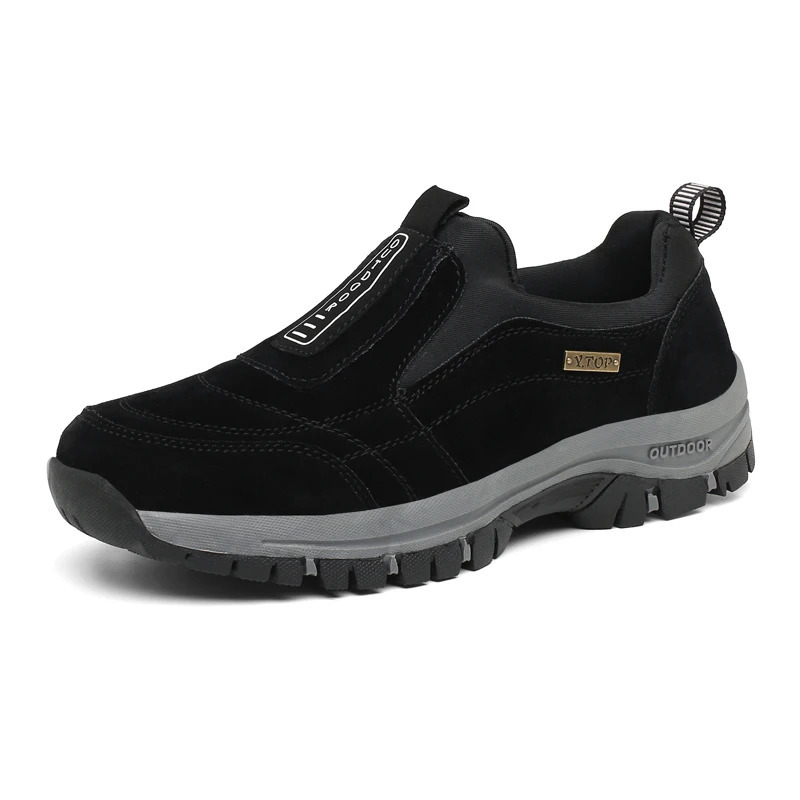 Mens non-slip casual sports shoes wear-resistant hiking shoes Outdoor 2024 fashion comfortable flat walking shoes for men 241125