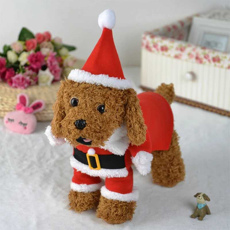 Christmas Clothes For Dogs Cats New Year Santa Claus Costume Puppy Cosplay Clothing Funny Pet Dress Up Suit Holiday Party OutfitXJ241125