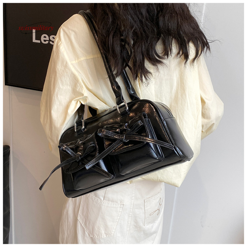 Solid Square Zipper Sewing Thread Fashion Popularity Shoulder Bags for Women 2024 High Quality Hot Sale Bolsos Mujer#39 swissmilitary
