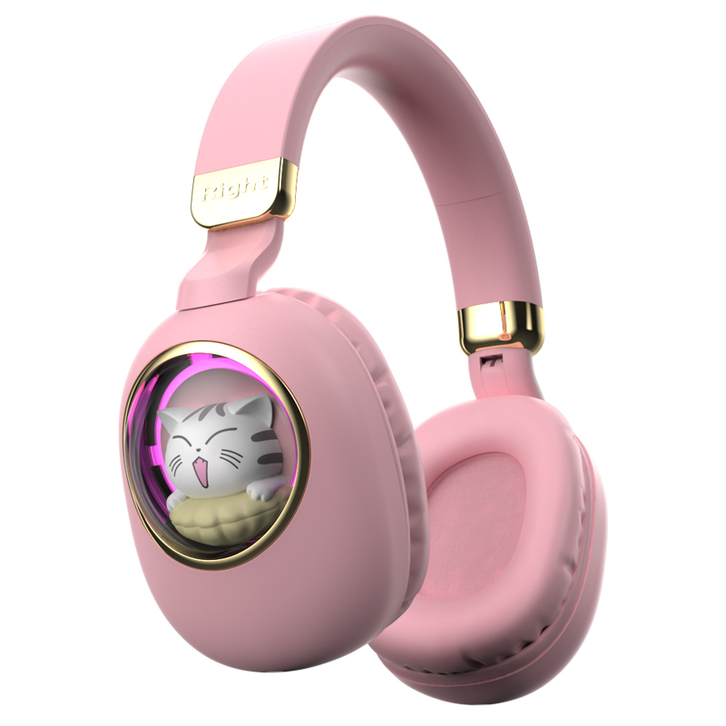 Girls Headphones Wired with Microphone Green Gaming Headset headphones for kids for school Noise Cancelling Headphones Over Ear Wireless Earbuds
