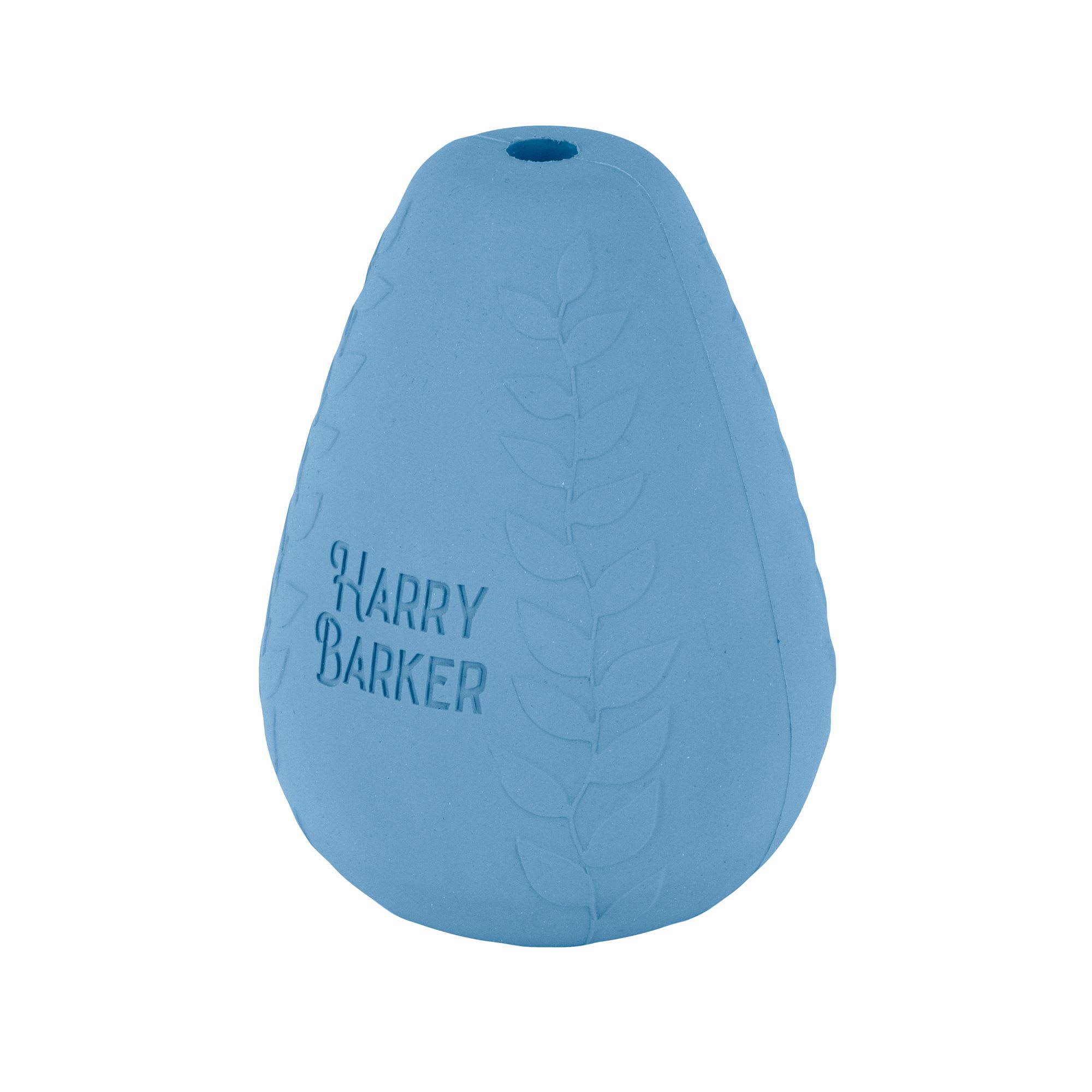 Harry Barker Blue Durable Rubber Treater Dog Toy, X-Small