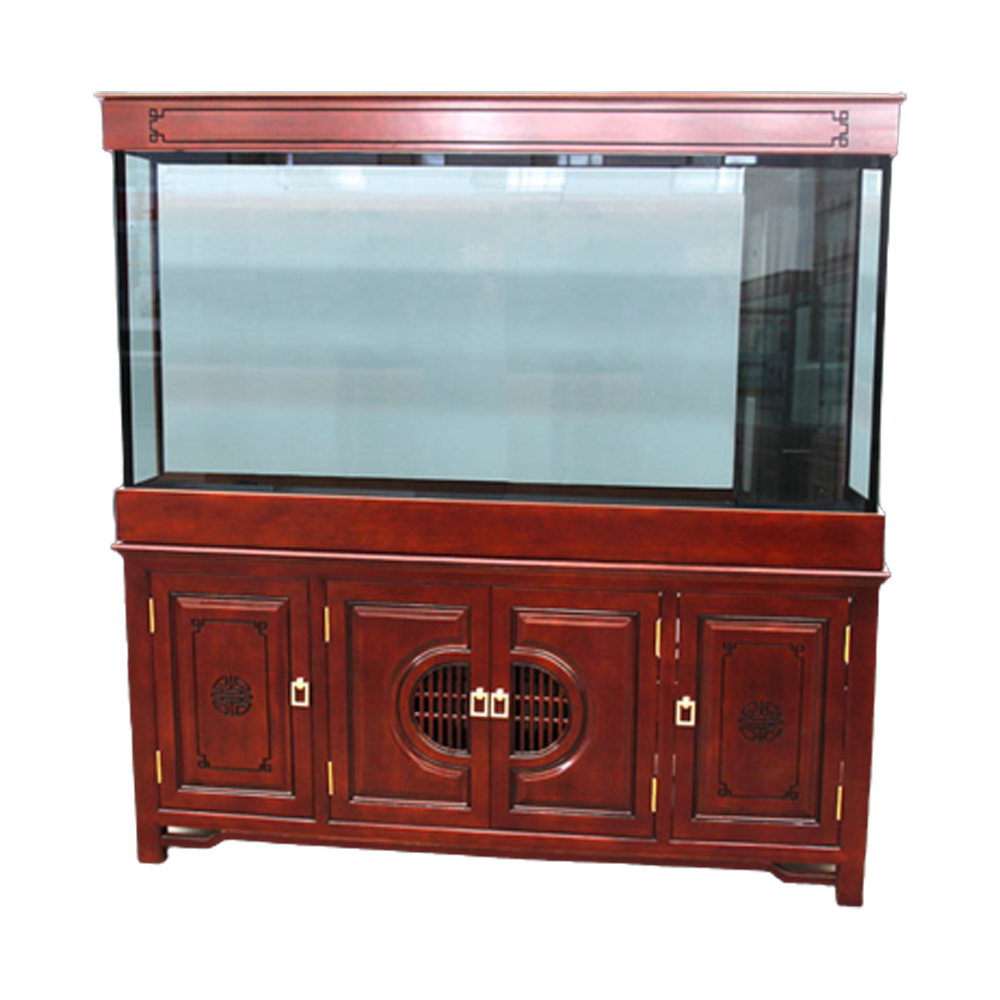 WOLIZE Wholesale High Quality Aquarium Super White Glass Aquarium Arowana Cabinet Fish Tank