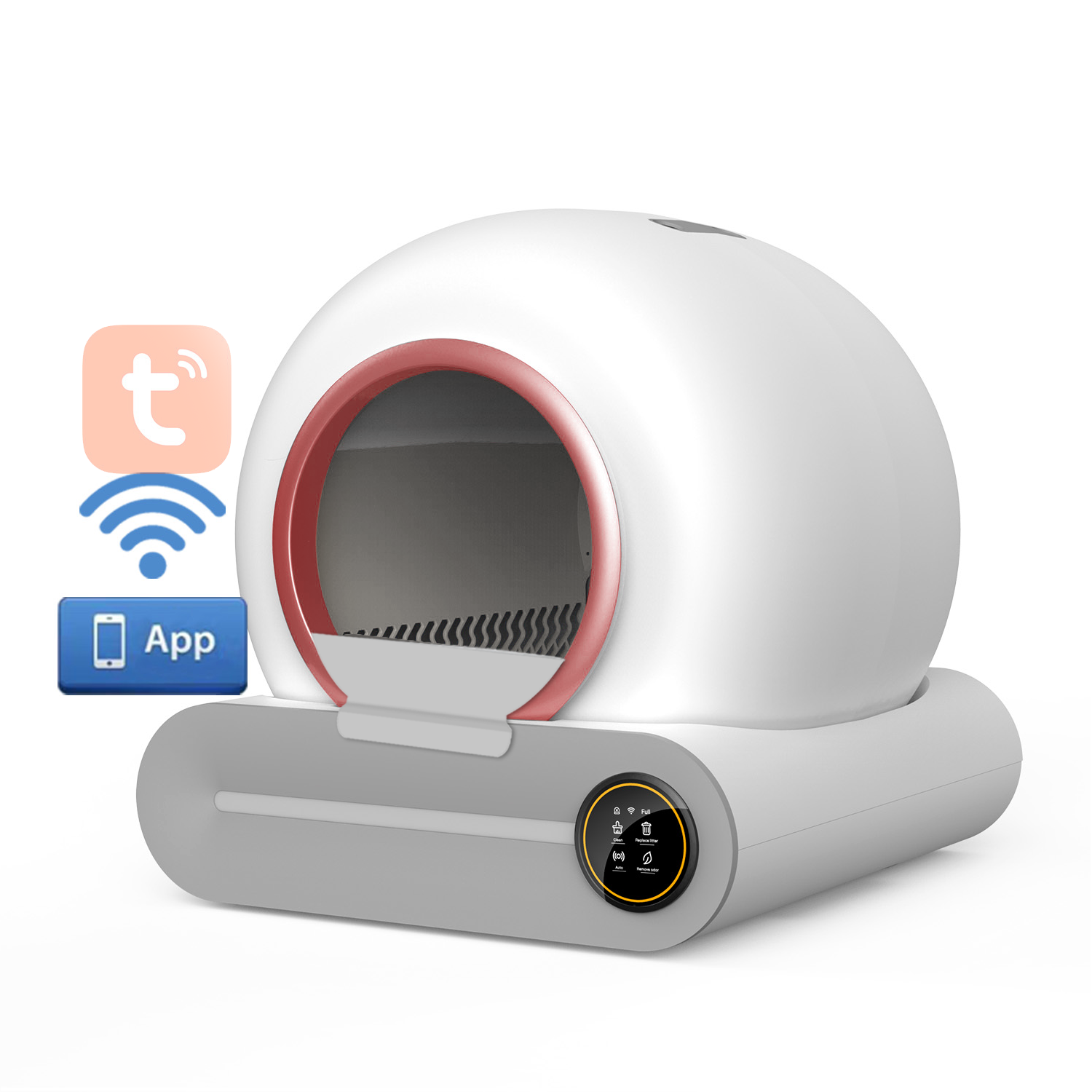 Golden supplier plastic automatic electronic cat litter box large with app control