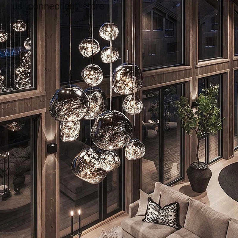 Pendant Lamps Modern Lava LED Pendant Lights Lighting LOFT Living Room Bedroom Decoration Hanging Lamp Suspension Luminaria Cafe Light Fixture L240910