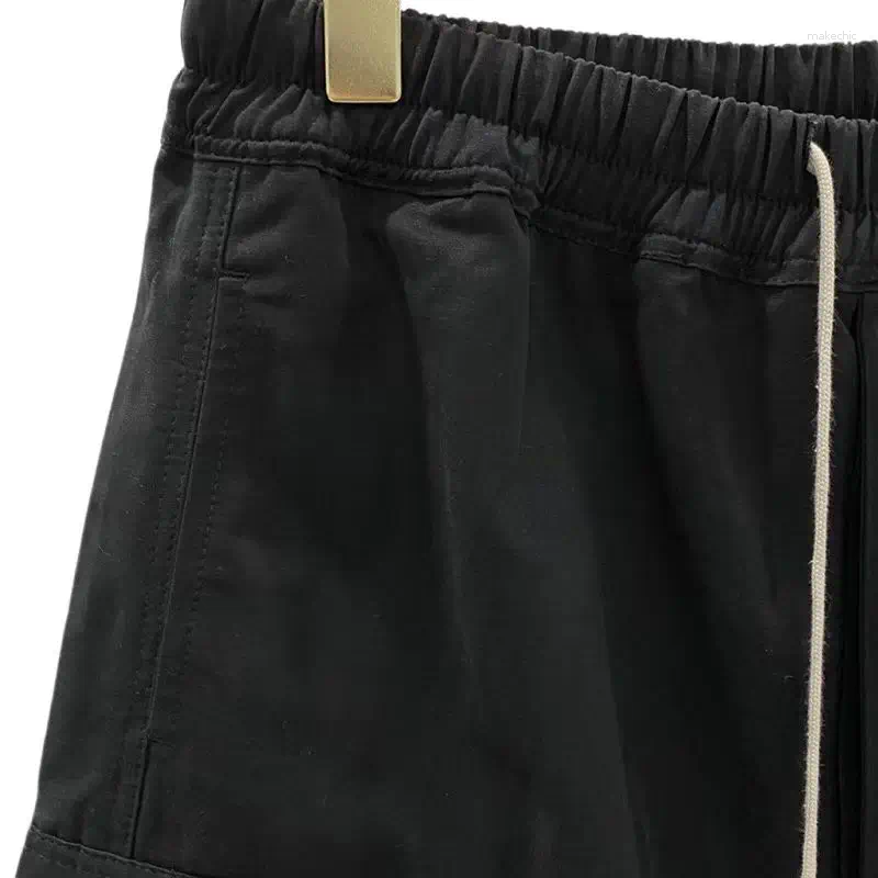 Men's Shorts Men Casual Cargo Gothic Clothing Summer Solid Sweatpants High Street Black Green Short