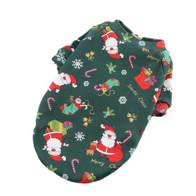 Christmas Small Dog Hoodie Coat Winter Warm Pet Clothes for Bulldog Chihuahua Dog Sweatshirt Puppy Cat Pullover PetsXJ241125