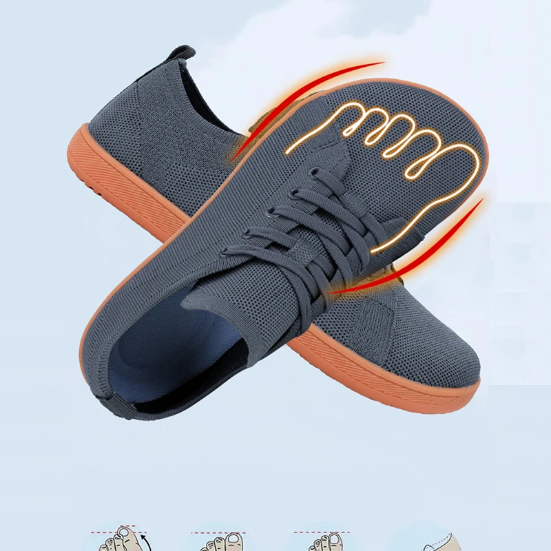 Unisex Wide Barefoot Shoes for Men Women Outdoor Trail Running Minimalist Walking Shoes Lightweight and Breathable 241125