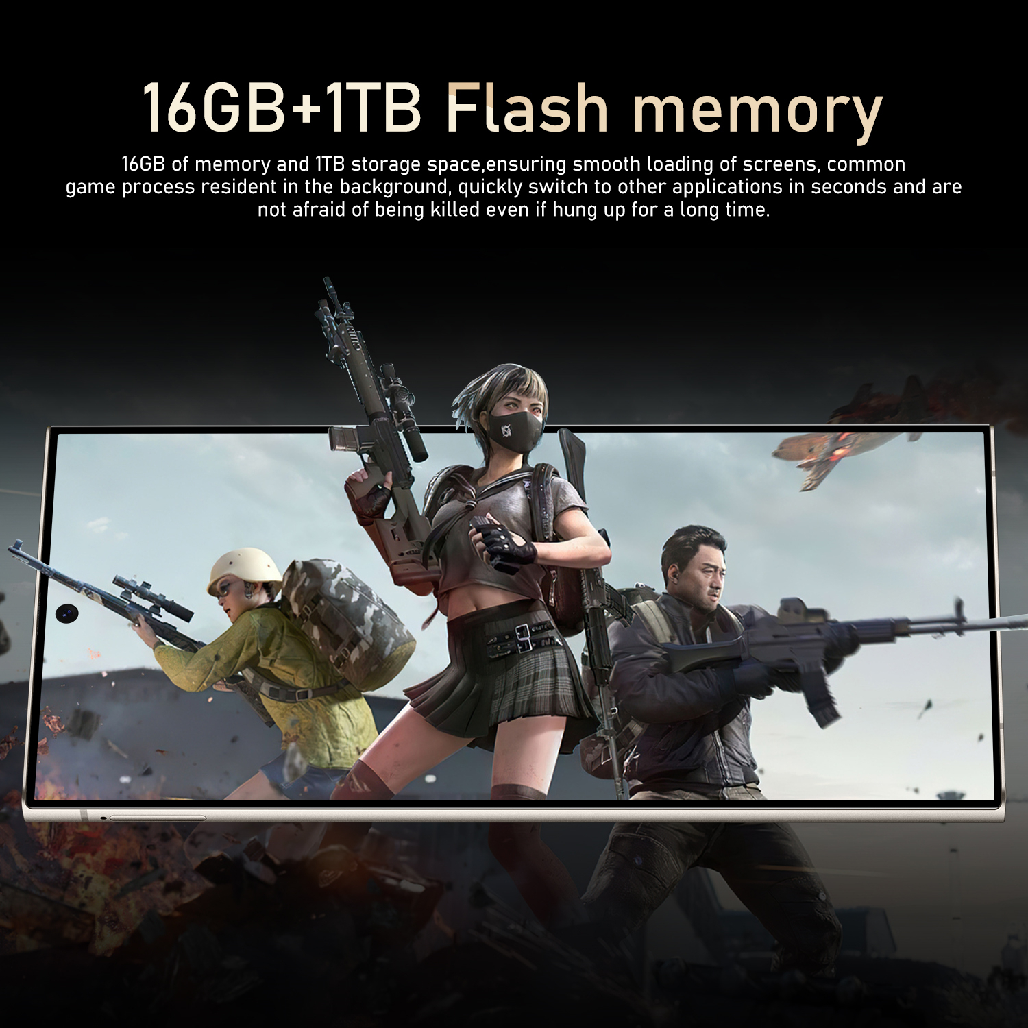 S24 Ultra Mobile Phone 7.3-inch HD Screen Android 13,Snapdragon 8 Gen 2 CPU,16GB+1TB Android Phone,72MP+108MP Camera, 8000mAh Battery, 5G Dual SIM Car